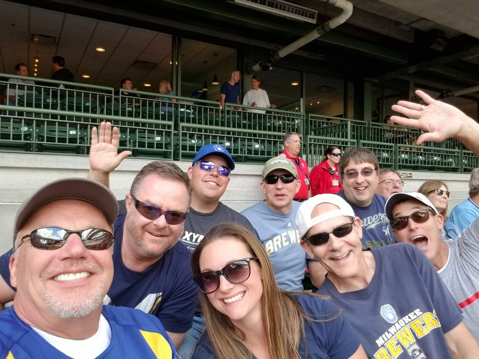 Xymox Executives at the Brewers Game